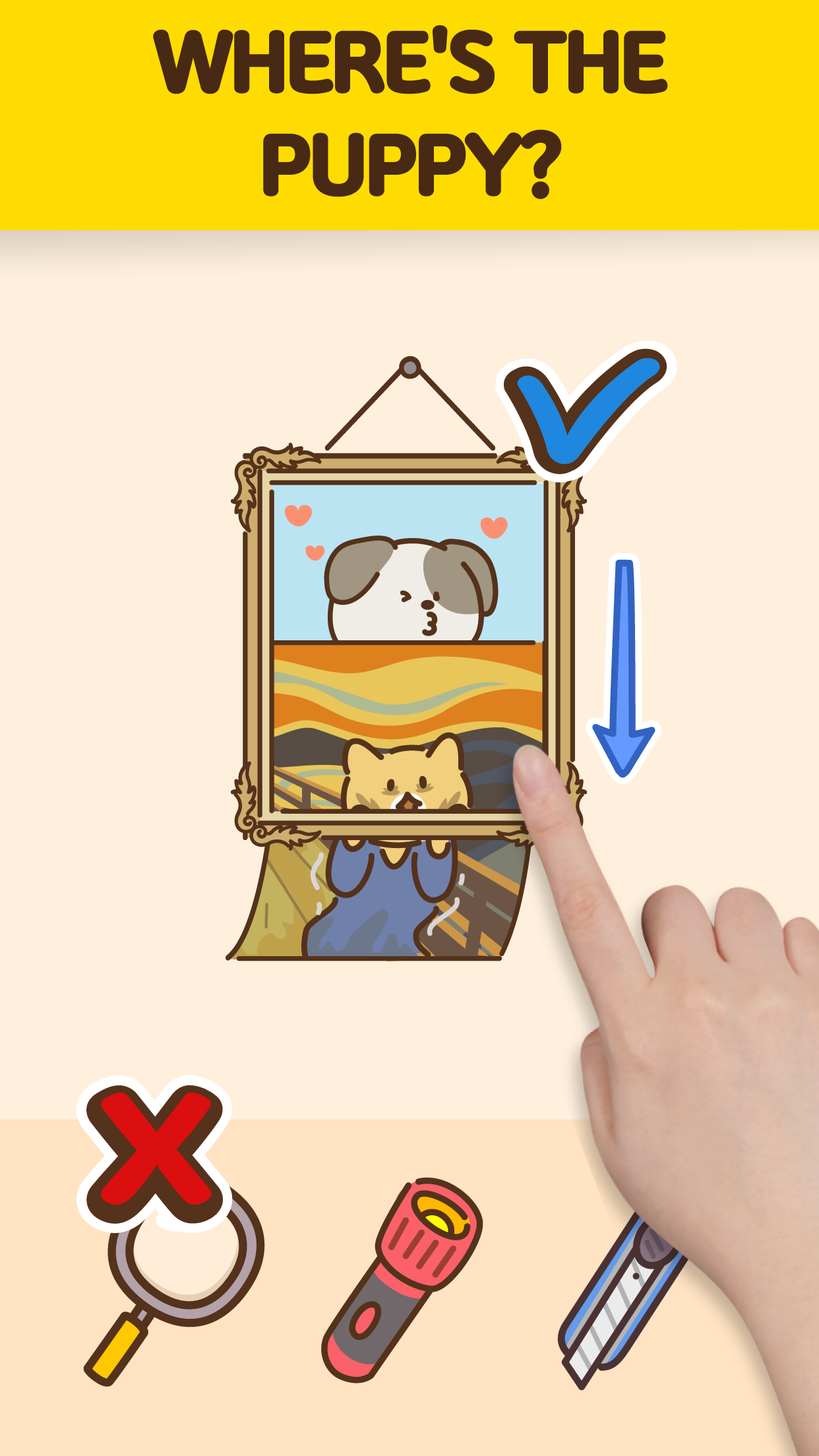 Curious cat thinking about puzzles